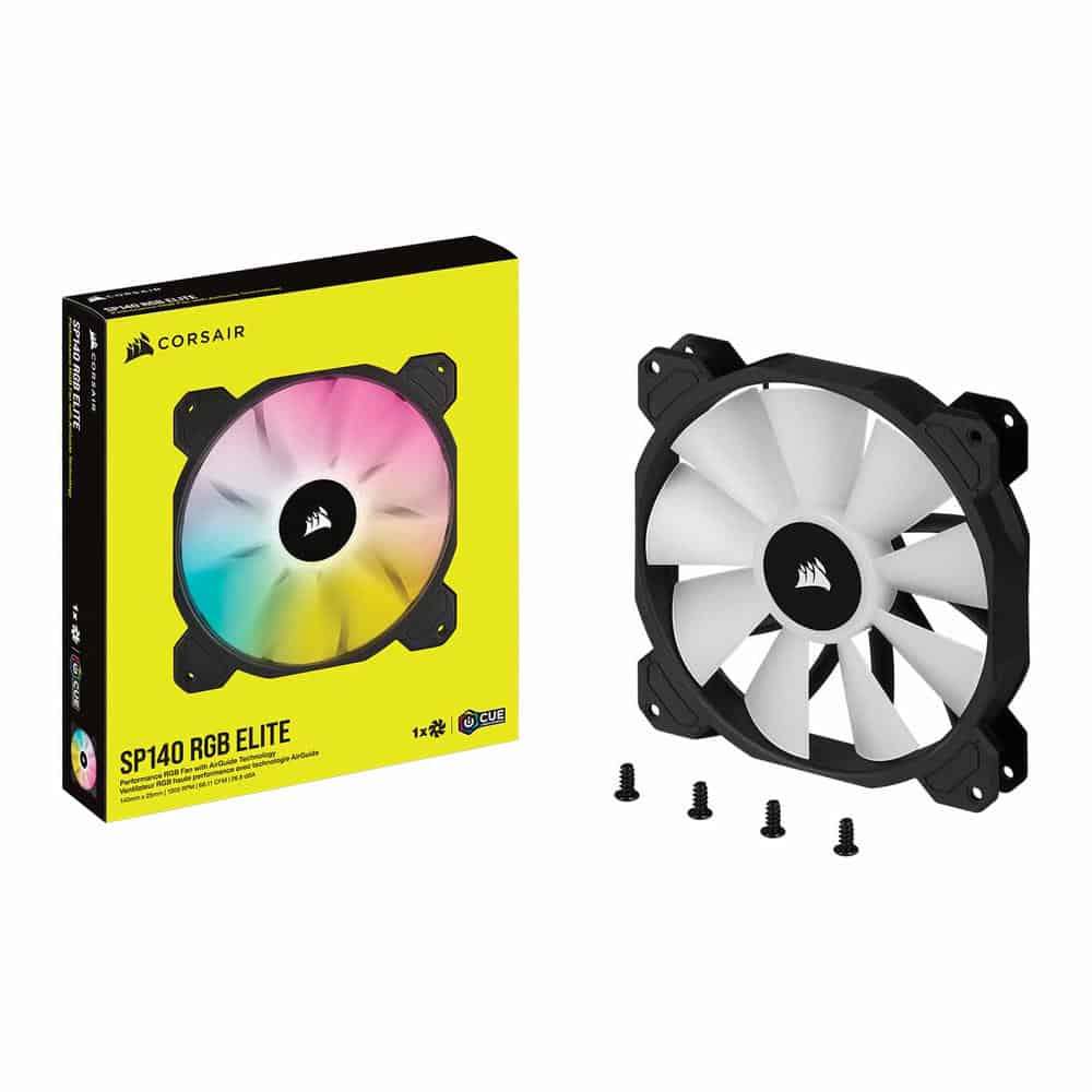 (image for) Corsair iCUE SP140 RGB ELITE Performance Single 140mm PWM Fan Expansion Pack